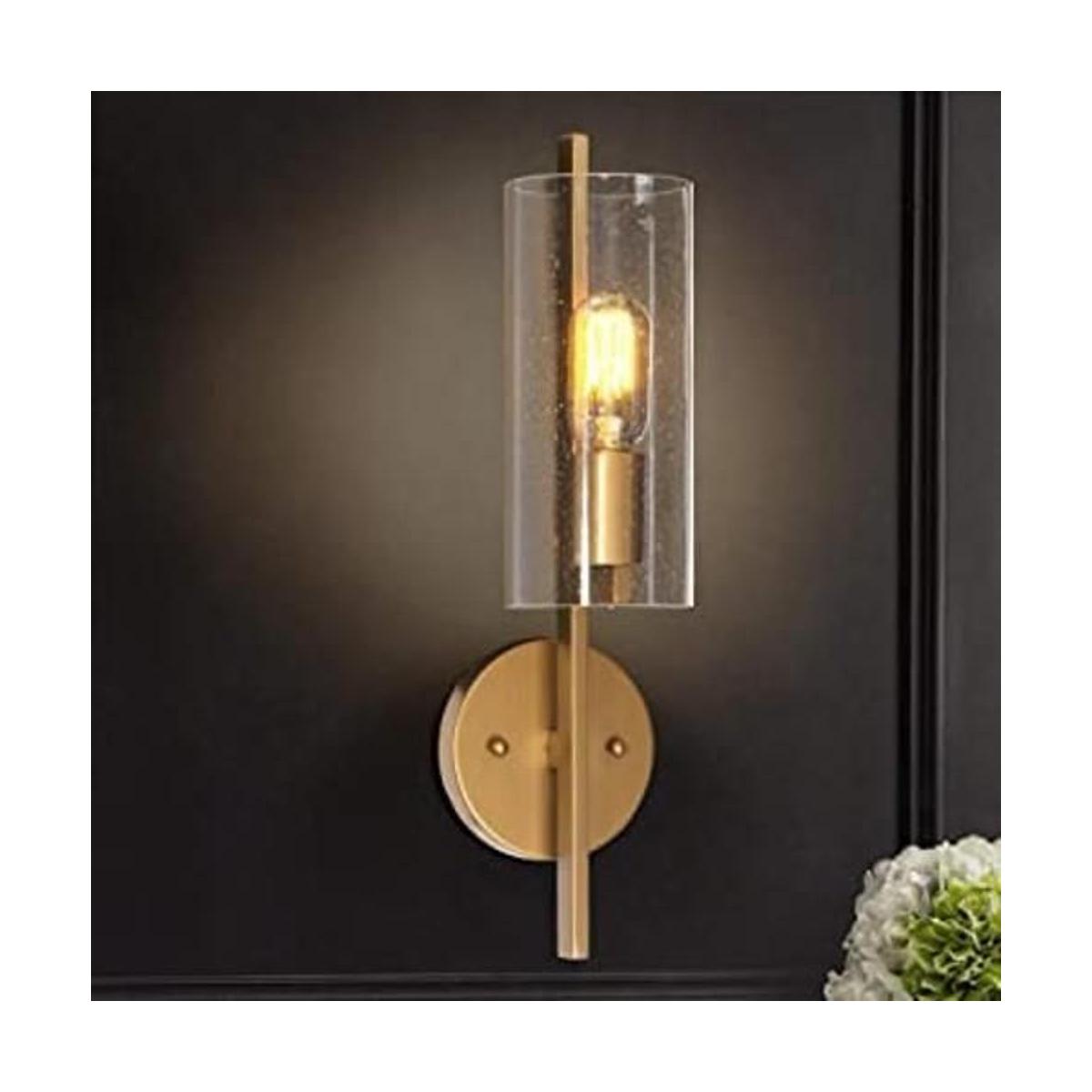 LALUZ Aplique de pared lámparas de baño doradas con
