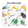 JENABOM Kit de herramientas de crimpado RJ44 juego de