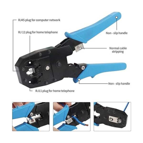 JENABOM Kit de herramientas de crimpado RJ44 juego de