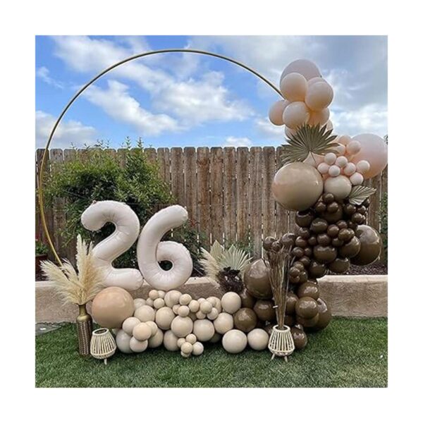 Kit de arco de guirnalda de globos marrones globos de_5