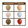 Kit de arco de guirnalda de globos marrones globos de_3