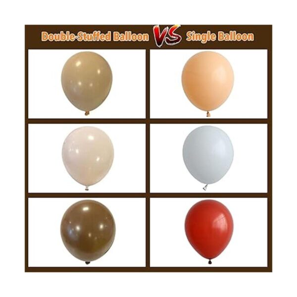 Kit de arco de guirnalda de globos marrones globos de_3