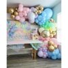 Kit de guirnalda de globos de arco iris 171 unidades kit