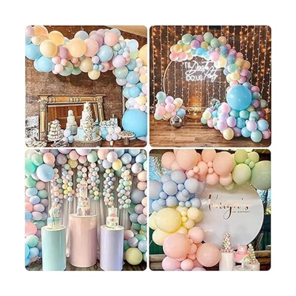 Kit de guirnalda de globos de arco iris 171 unidades kit