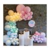 Kit de guirnalda de globos de arco iris 171 unidades kit