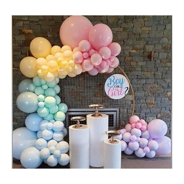 Kit de guirnalda de globos de arco iris 171 unidades kit