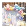 Kit de guirnalda de globos de arco iris 171 unidades kit