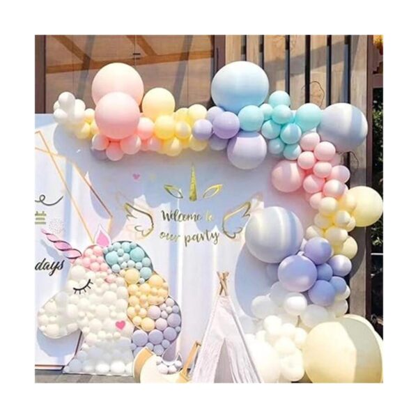 Kit de guirnalda de globos de arco iris 171 unidades kit