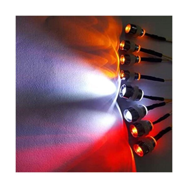 Treehobby Juego de faros delanteros de luz LED de 8 luces_1