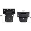 Home Master Hardware Bisagras de puerta de bisagra en T