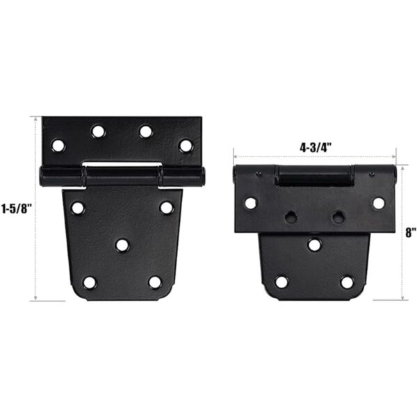 Home Master Hardware Bisagras de puerta de bisagra en T