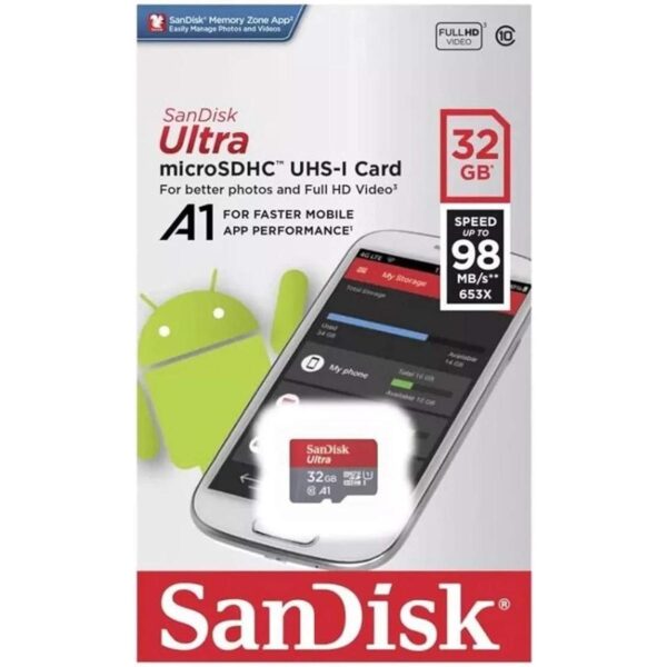 SanDisk Ultra Tarjeta de memoria microSDHC de 32 GB para_2