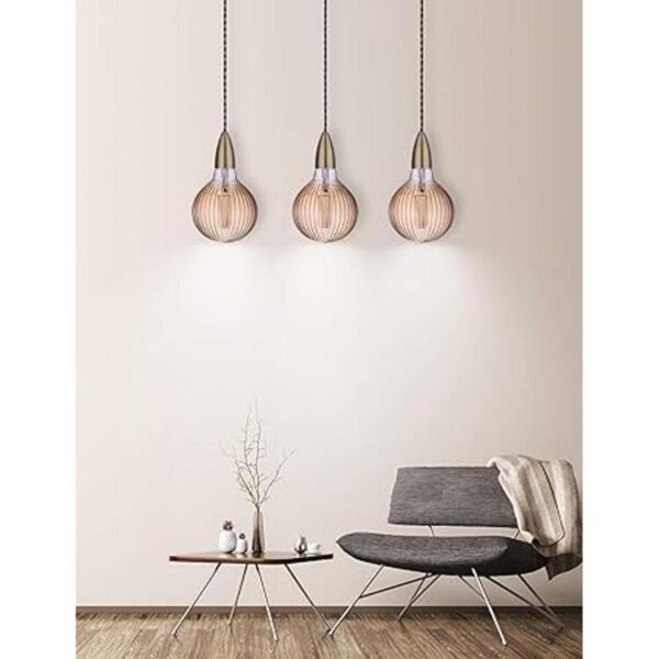 Harwez Bombillas LED Edison vintage globo regulable de 4