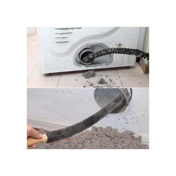 Geniusidea 2 Pack Dryer Vent Cleaner Kit Lint Remover_3