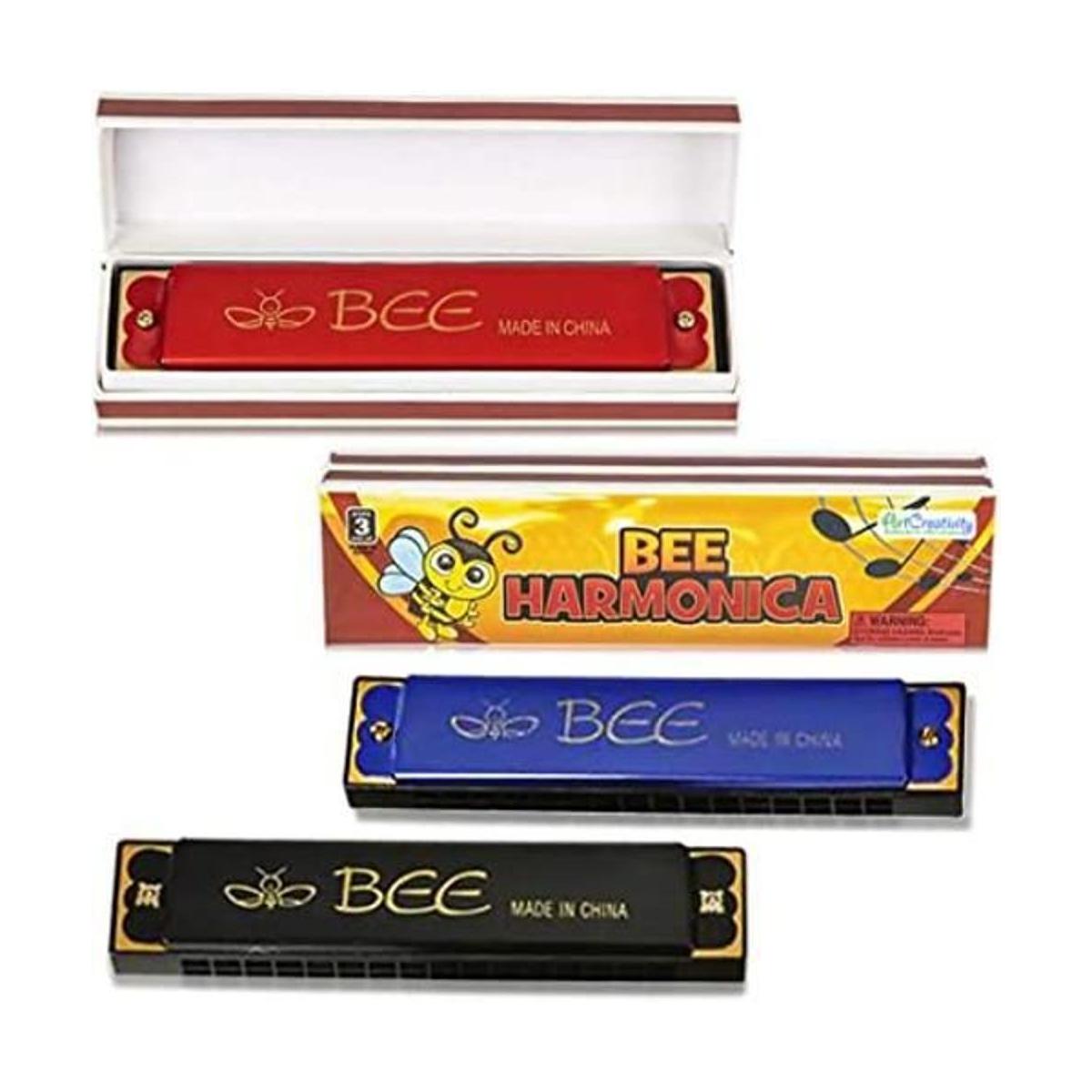 ArtCreativity armónicas de abeja para niños juego de 4