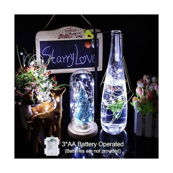 JMEXSUSS Paquete de 2 100 luces LED de hadas LED que