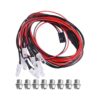 Hobbypark RC Car 8 LED Kit de luz faros traseros LED_4