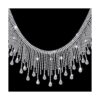 Cinta de diamantes de imitación con flecos cadena de_1