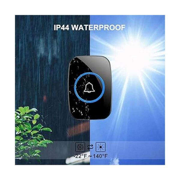 Timbre inalámbrico kit de campana de puerta impermeable_3