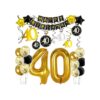 Decoraciones de 40 cumpleaños para hombres y mujeres_4