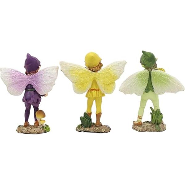 Ebros Set de regalo de 3 coloridas figuras de hadas en el_6