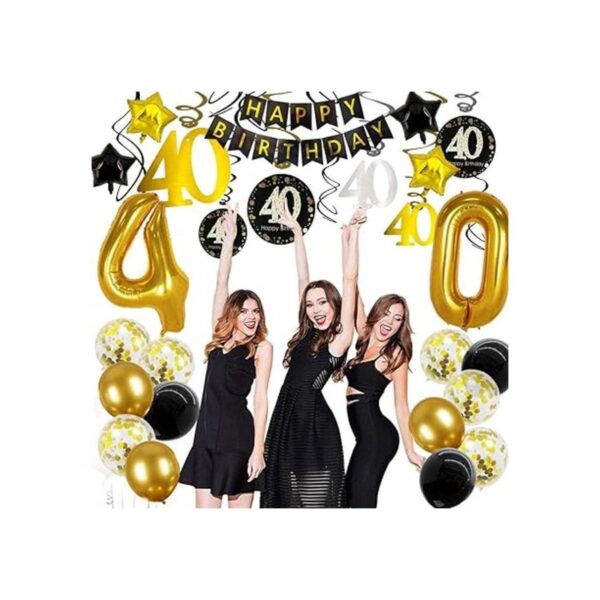 Decoraciones de 40 cumpleaños para hombres y mujeres_5