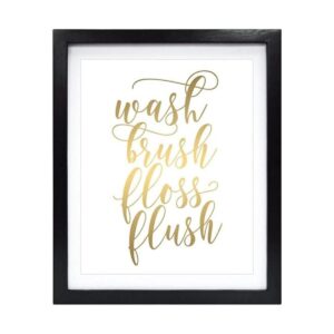 Susie Arts 8X10 Póster metálico para pared de baño sin_1