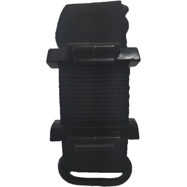 Tonystrap Correa de reloj negra de 0.866 in correa de_4