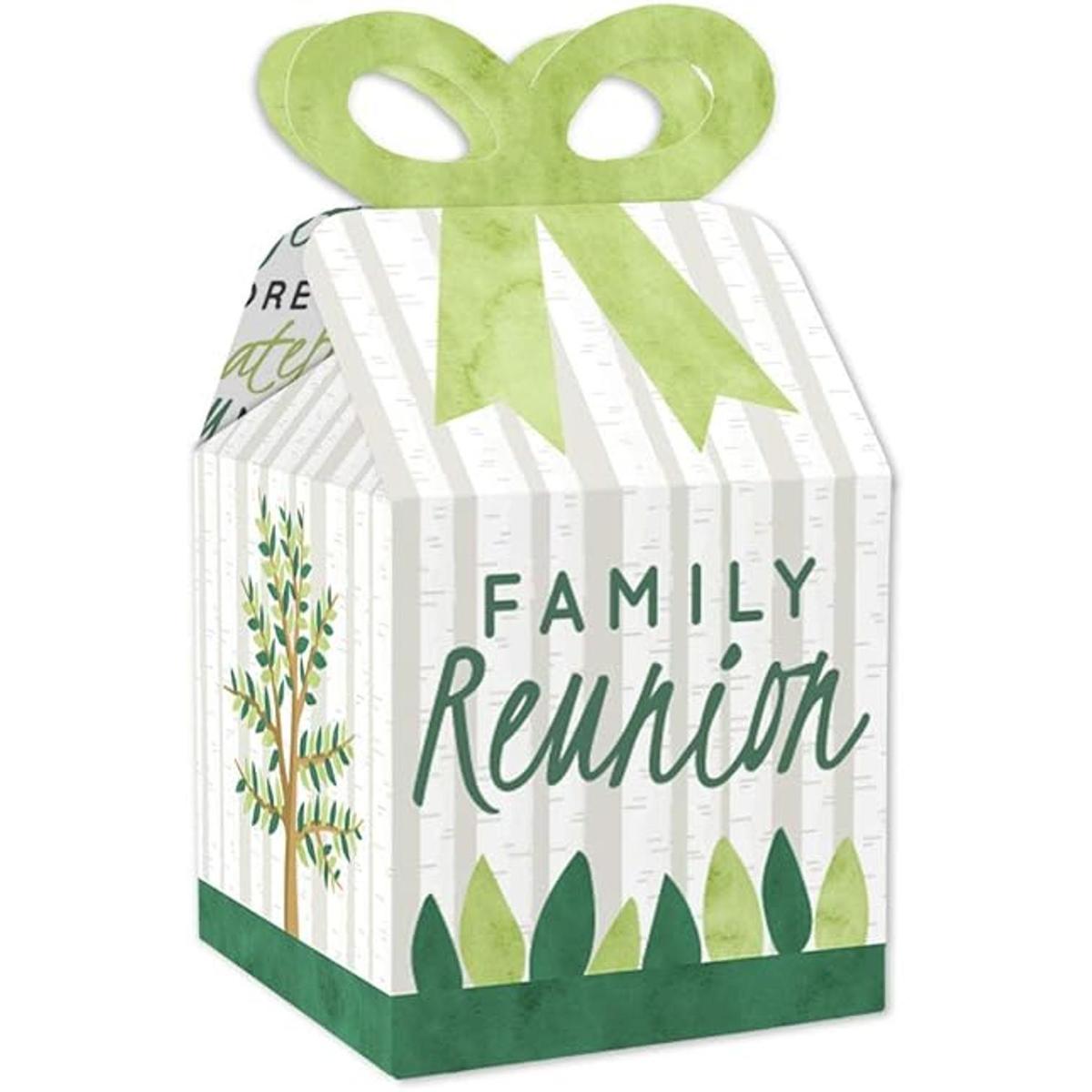 Big Dot of Happiness Family Tree Reunion Cajas de regalo