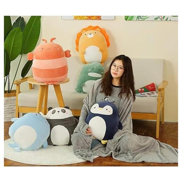 Hofun4U Almohada de peluche con forma de panda suave 16_4