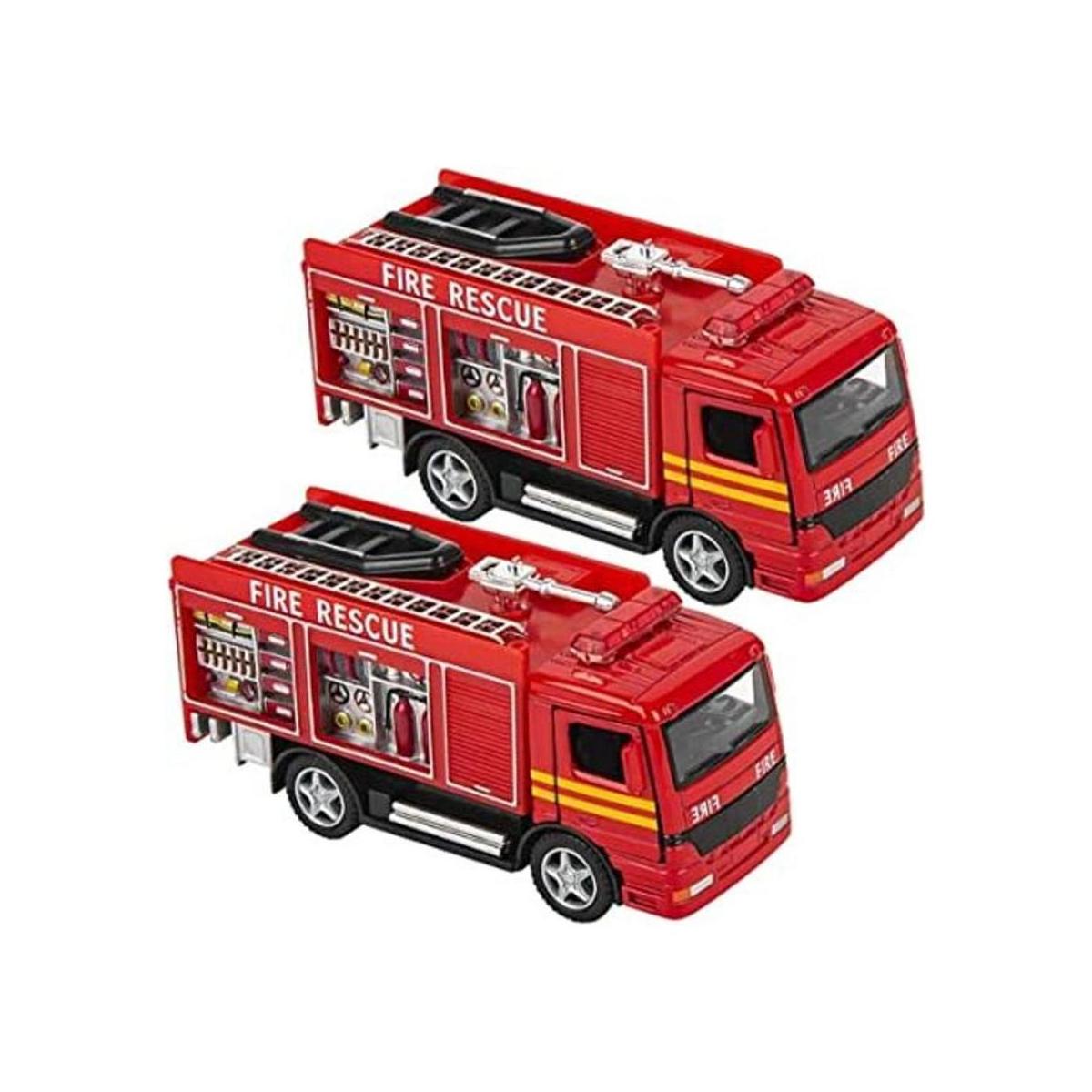 ArtCreativity Camiones de rescate de motor de bomberos de