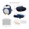 Hofun4U Almohada de peluche con forma de panda suave 16_3