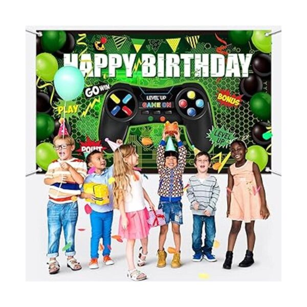Telón de fondo de videojuegos de feliz cumpleaños en_2