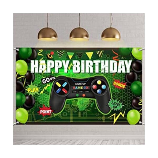 Telón de fondo de videojuegos de feliz cumpleaños en_1