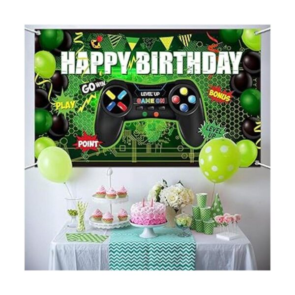 Telón de fondo de videojuegos de feliz cumpleaños en_3