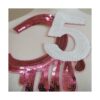 LetrasAmorRojo FresaAmor Globo Lentejuelas Hecho a Mano_4