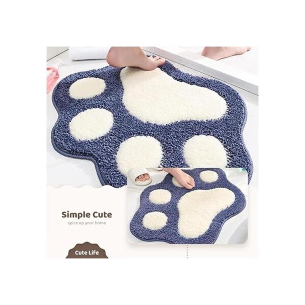 Molesun Alfombra de baño antideslizante en forma de pata