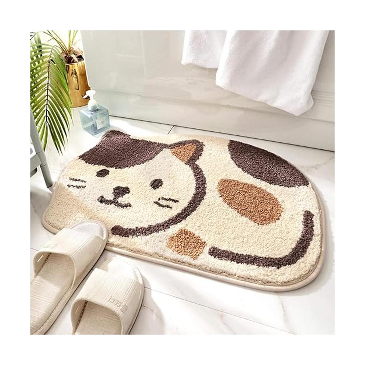 Ankah Alfombra de baño antideslizante absorbente suave