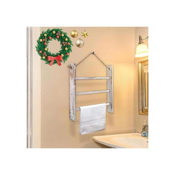 Toallero de mano para baño escaleras de manta para la_2