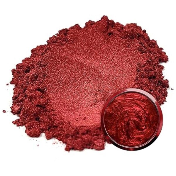 Eye Candy Pigmento en polvo de mica prémium Senshi Red_2