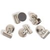 U Brands Pinzas de imán para nevera plata suministros de_2