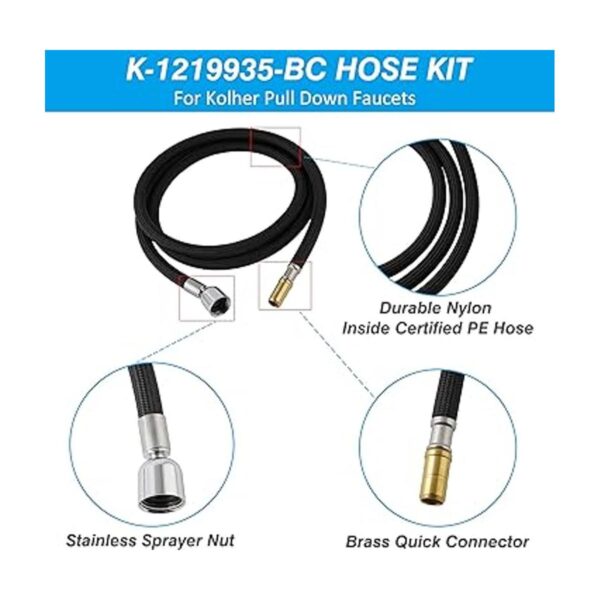 K1219935BC Kit de manguera compatible con grifo extraíble_3