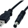 StarTech. com Cable de barril USB a tipo M de 6.6 ft_4