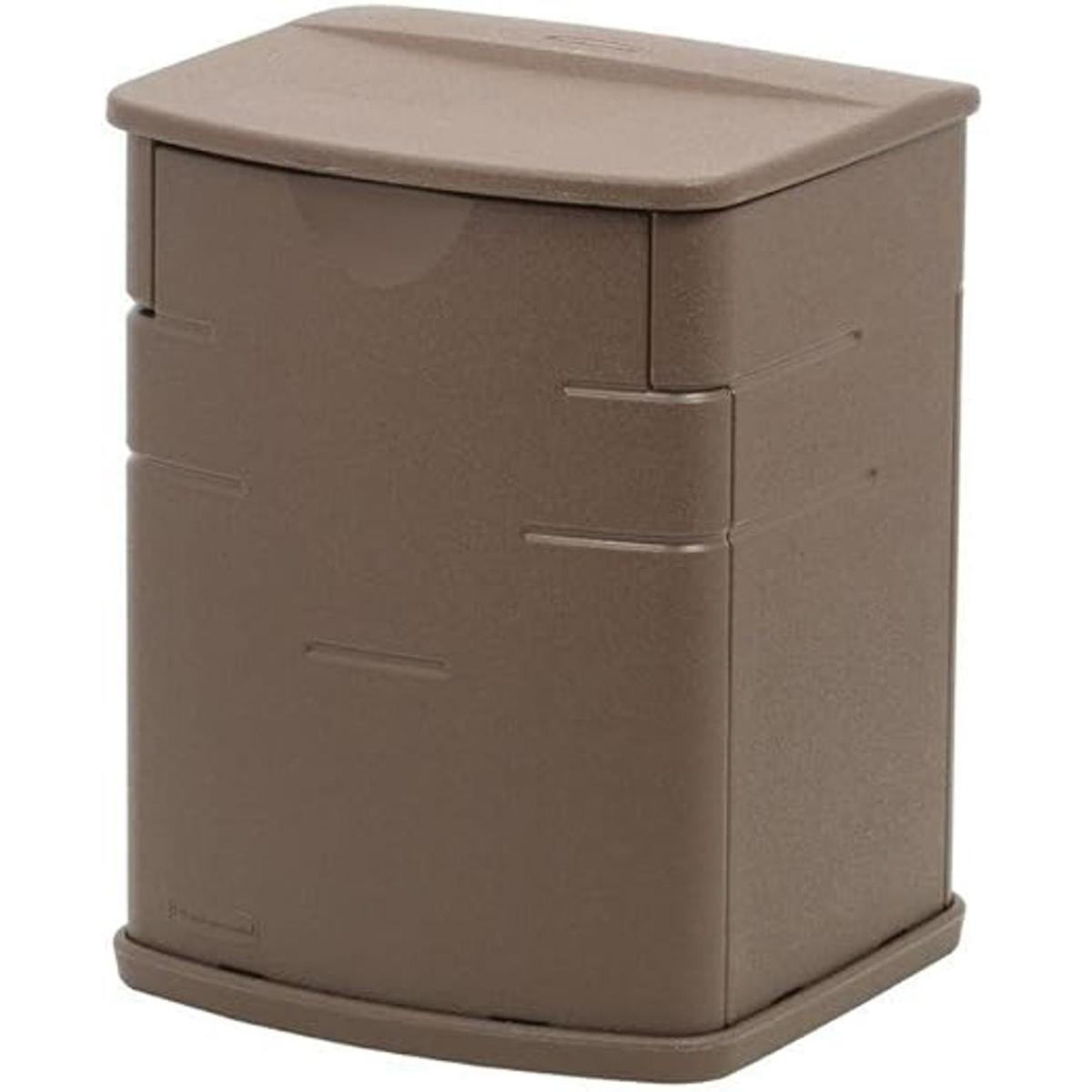 Rubbermaid Caja de almacenamiento para jardín resina
