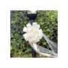Lazos de boda marfil con colas de tul 8 pulgadas de_4