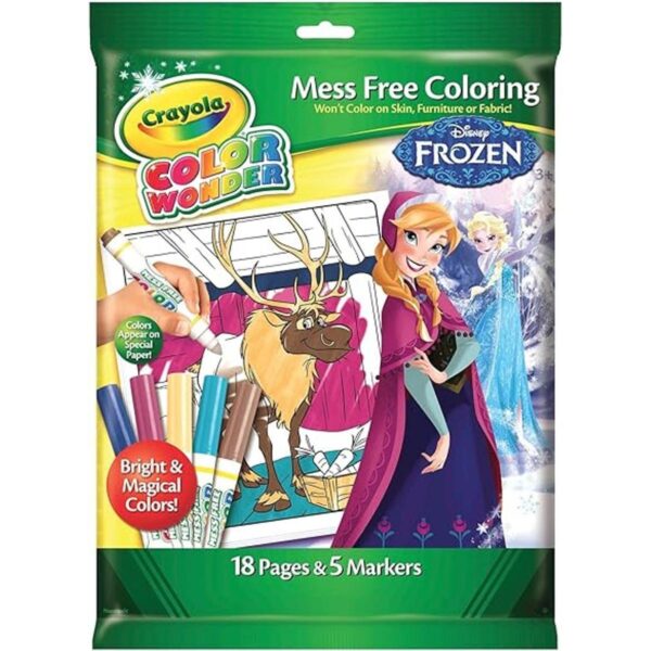 Libro para colorear Crayola Color Wonder motivo Frozen con_1