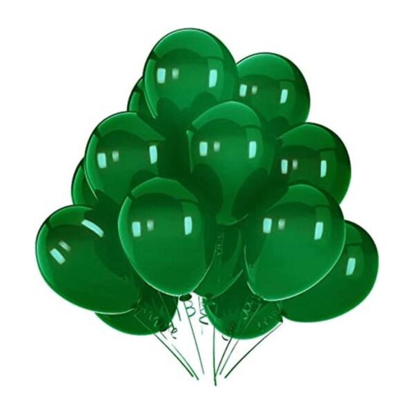 Globos de látex verde oscuro paquete de 50 globos de_1