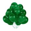 Globos de látex verde oscuro paquete de 50 globos de_2