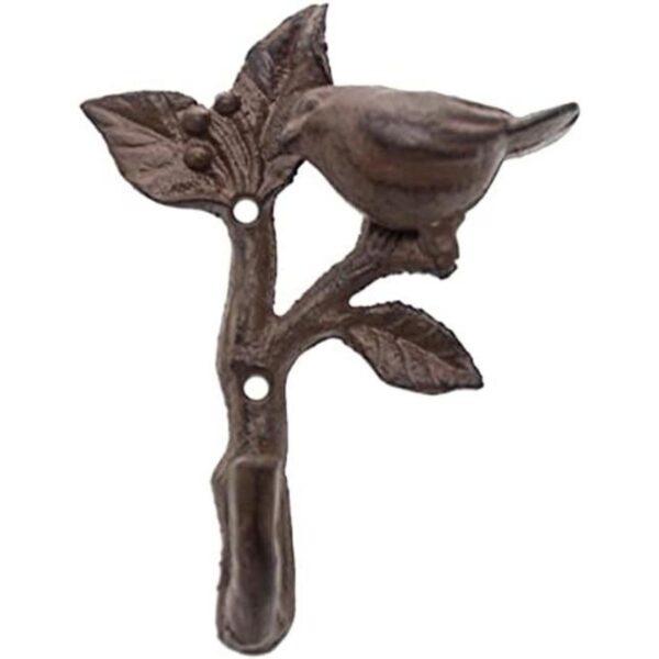 Bird On A Branch Gancho de pared individual Metal_1