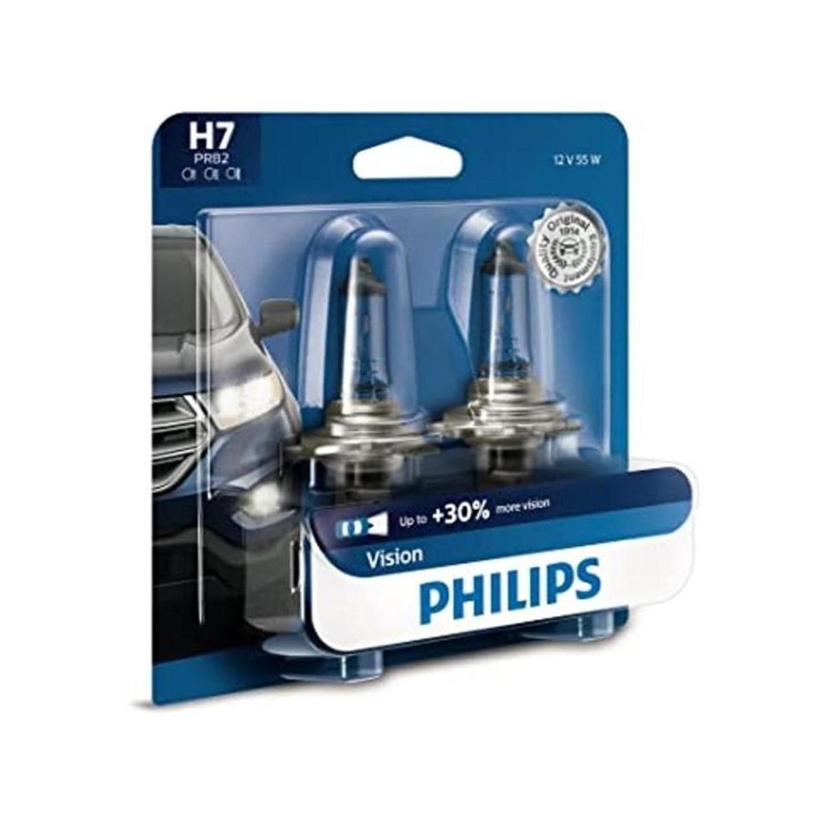 Bombilla de faro Philips de mejora de visión H7